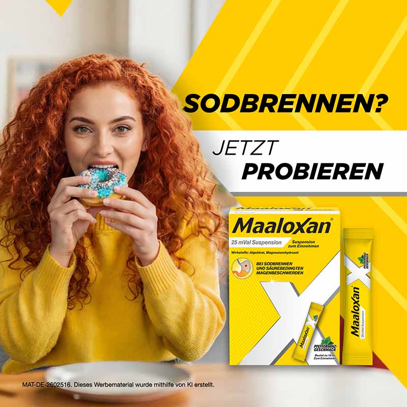 Maaloxan 25 mVal Suspension 50X10 ml Suspension