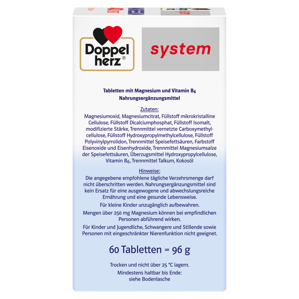 Doppelherz system MAGNESIUM 400 DEPOT 60 St Tabletten