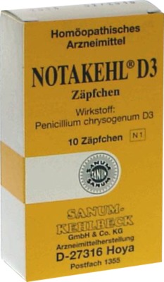 NOTAKEHL D 3 Suppositorien 10 St Suppositorien