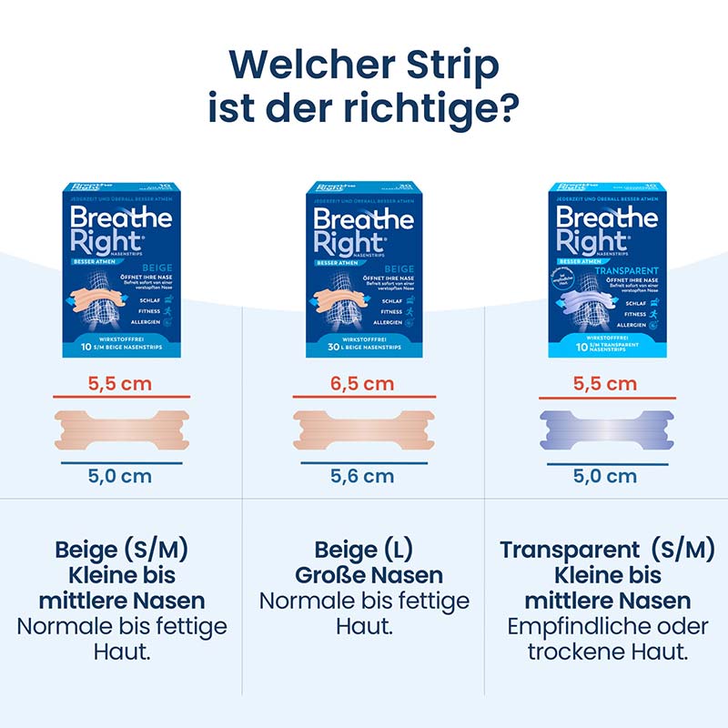 Besser Atmen Breathe Right Nasenpflaster Beige Normal  10 St Pflaster