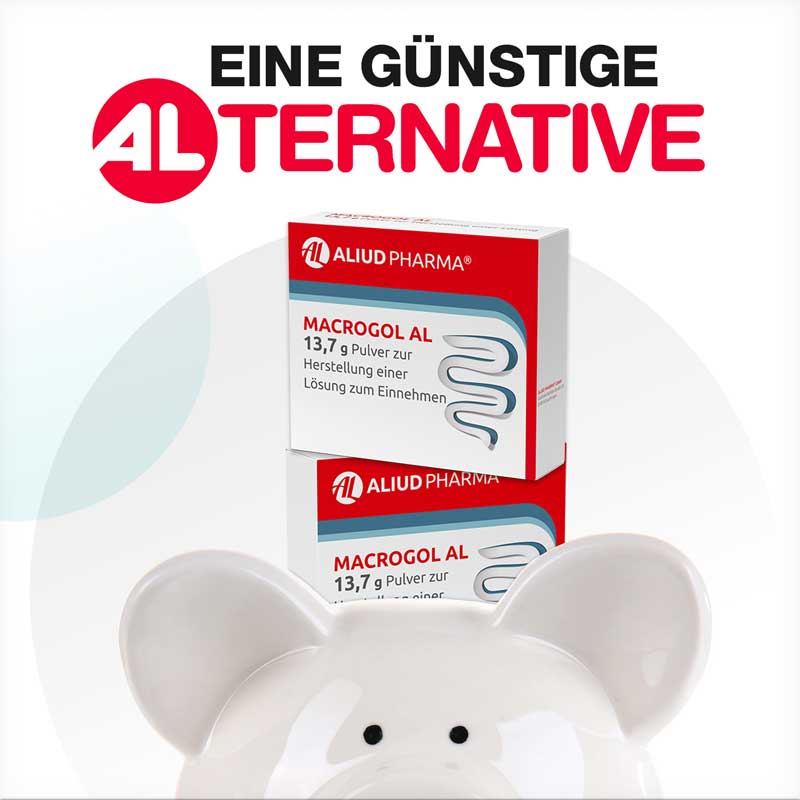 Macrogol AL 13,7 g Pulver bei Verstopfung