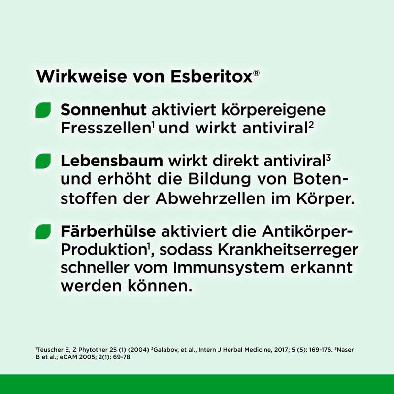 Esberitox Tabletten bei Erkältungskrankheiten  180 St Tabletten