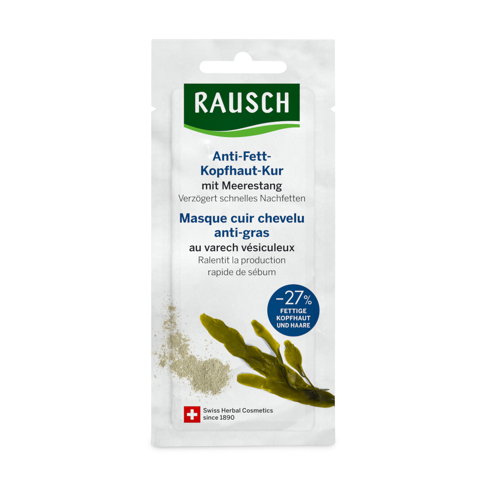 RAUSCH Einzelbeutel Anti-Fett-Kopfhaut-Kur mit Meerestang 15 ml 20X15 ml Beutel