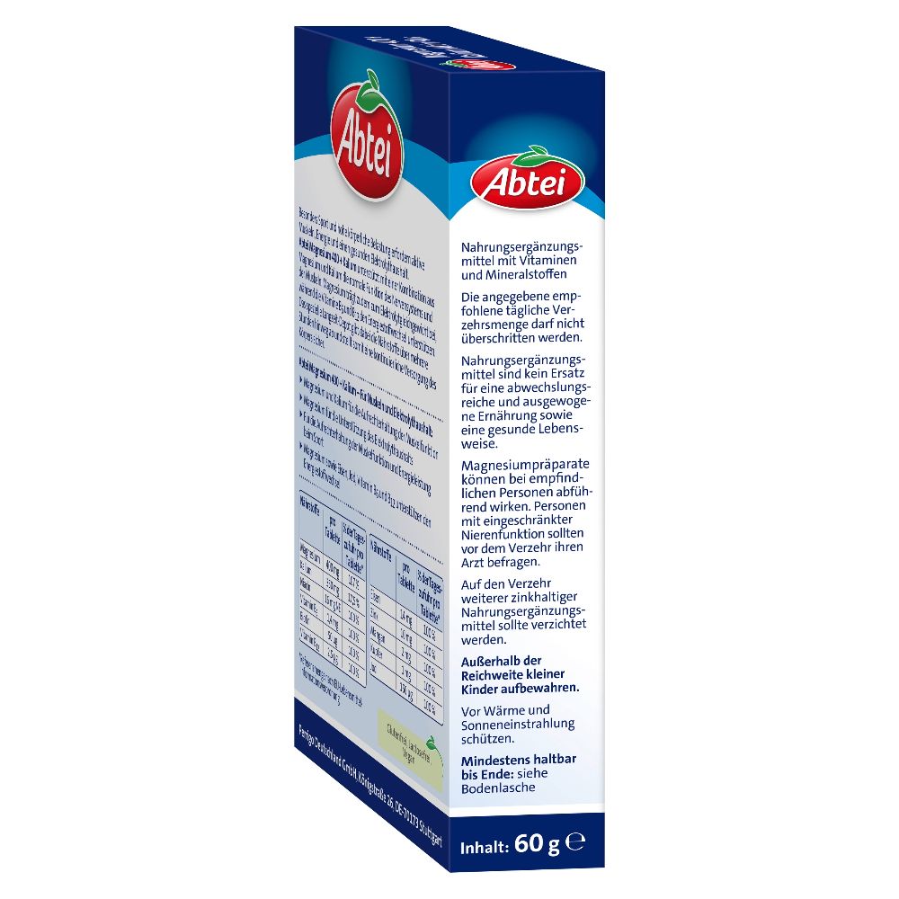 Abtei Magnesium 400 + Kalium  30 St Tabletten