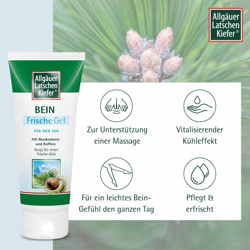 ALLGÄUER LATSCHENK. Bein Frische Gel 200 ml Gel