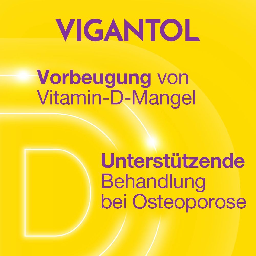 VIGANTOL 1000 I.E. Vitamin D3  100 St Tabletten