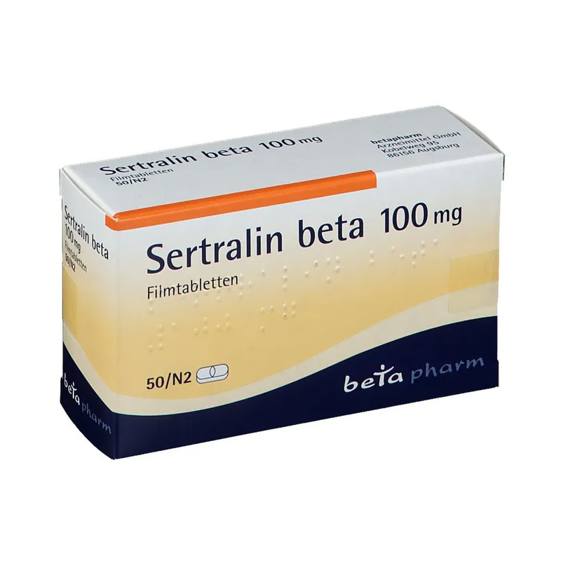 Sertralin beta 100mg 50 St Filmtabletten