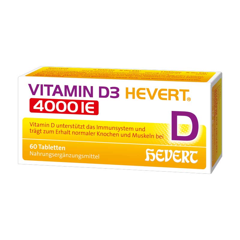 VITAMIN D3 HEVERT 4.000 I.E.  60 St Tabletten