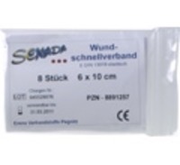 SENADA Wundschnellverband 6x10 cm 8 St