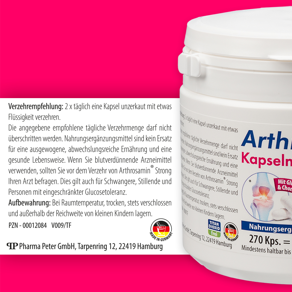 Arthrosamin STRONG Gelenkkapseln 270 St Kapseln