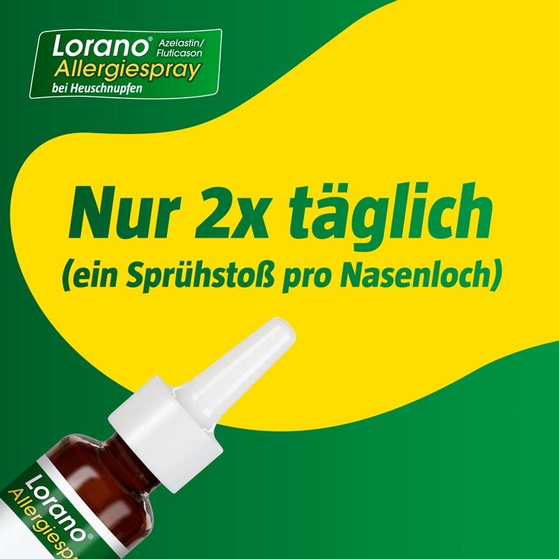 Lorano Allergiespray bei Heuschnupfen 23 g Nasenspray