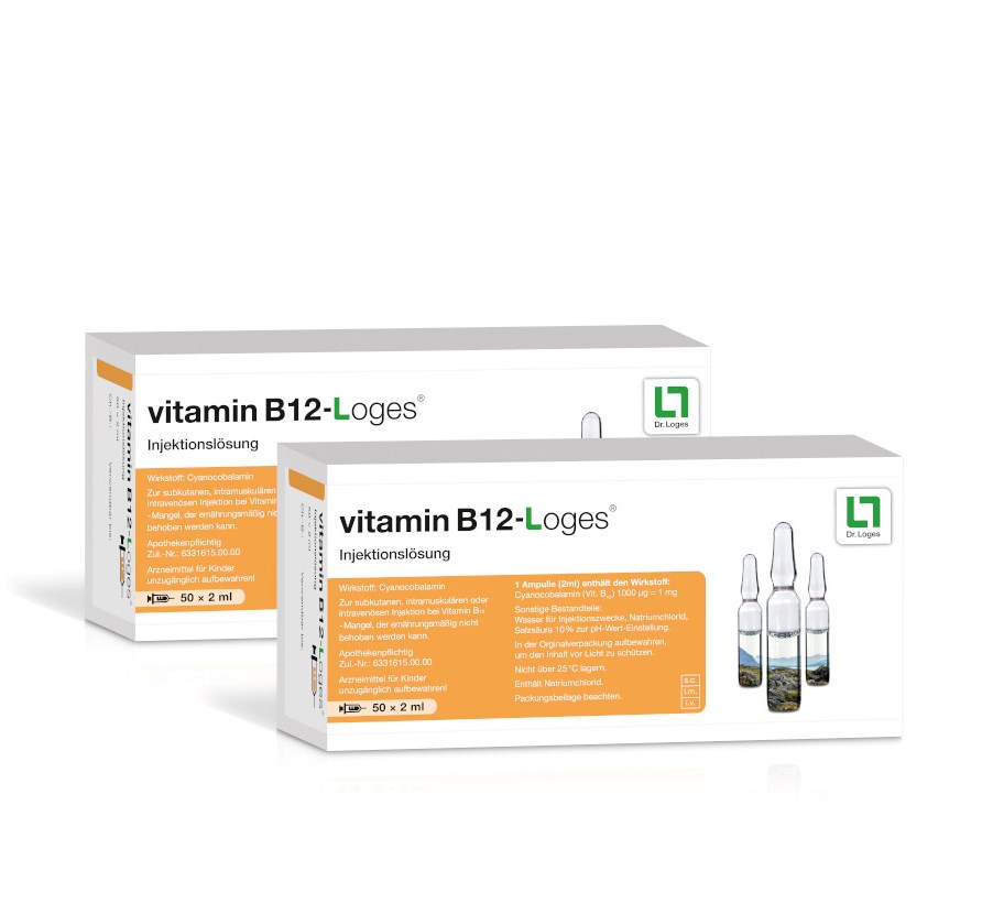 vitamin B12-Loges Injektionslösung 100X2 ml Injektionslösung