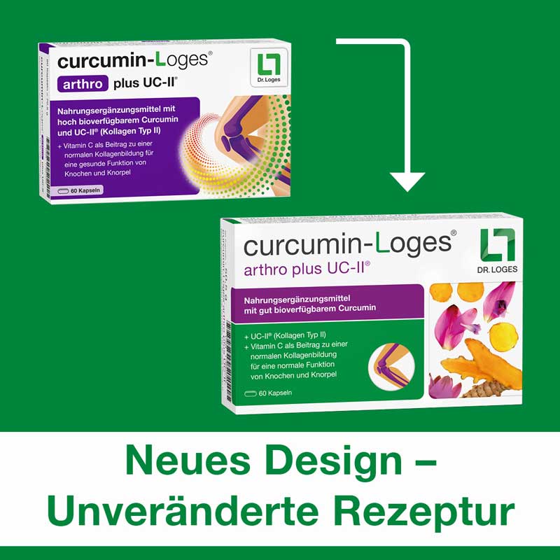curcumin-Loges arthro plus UC-II 60 St Kapseln