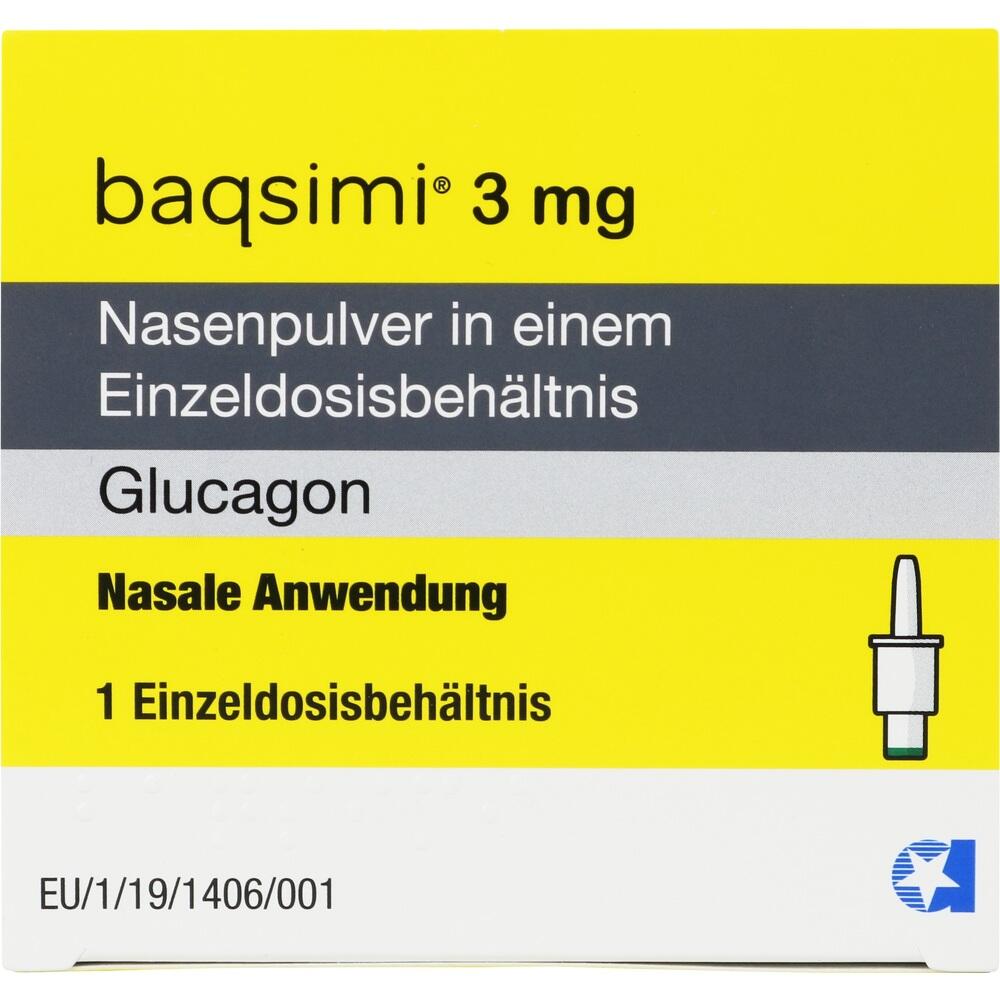 baqsimi 3 mg Nasenpulver 1X3 mg Nasendosierspray