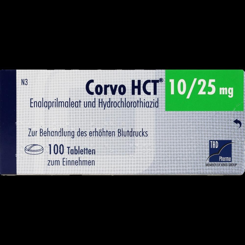 Corvo HCT 10/25mg 100 St Tabletten