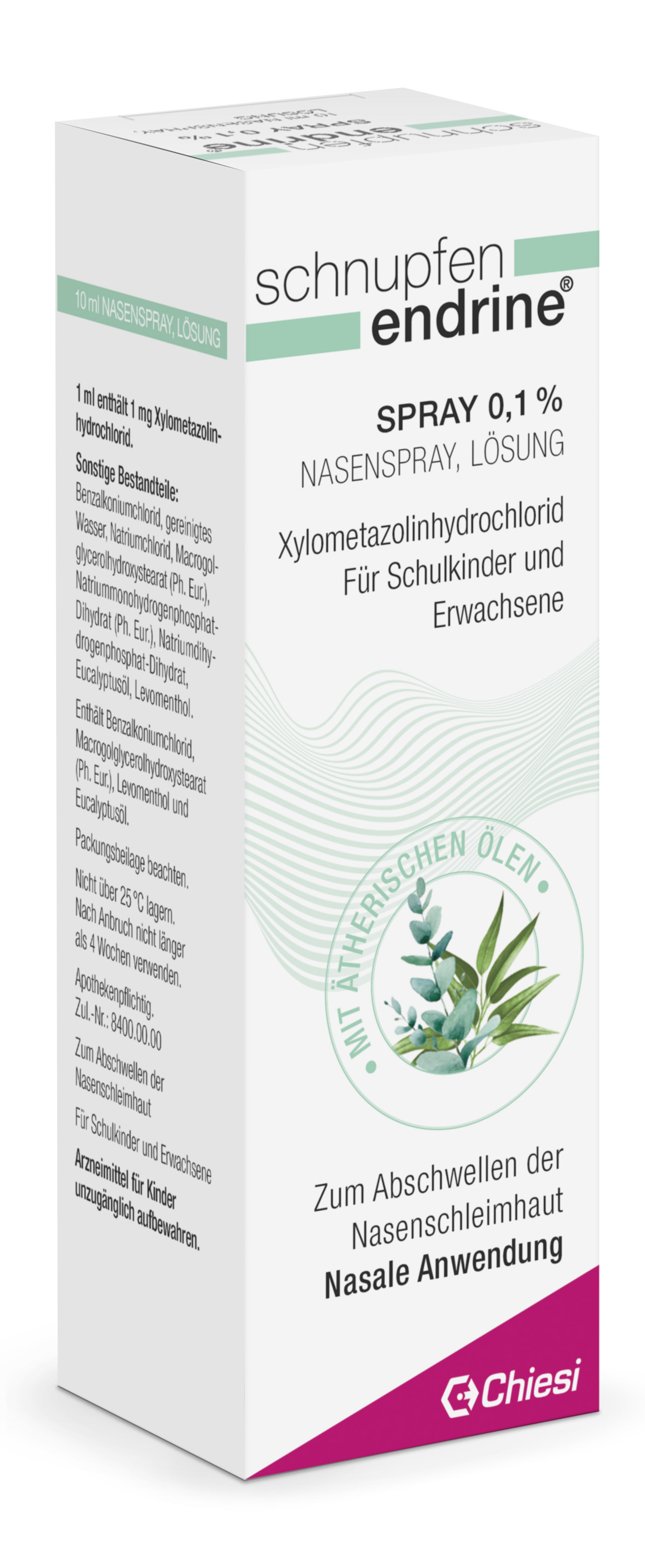 schnupfen endrine SPRAY 0,1 %  10 ml Nasenspray