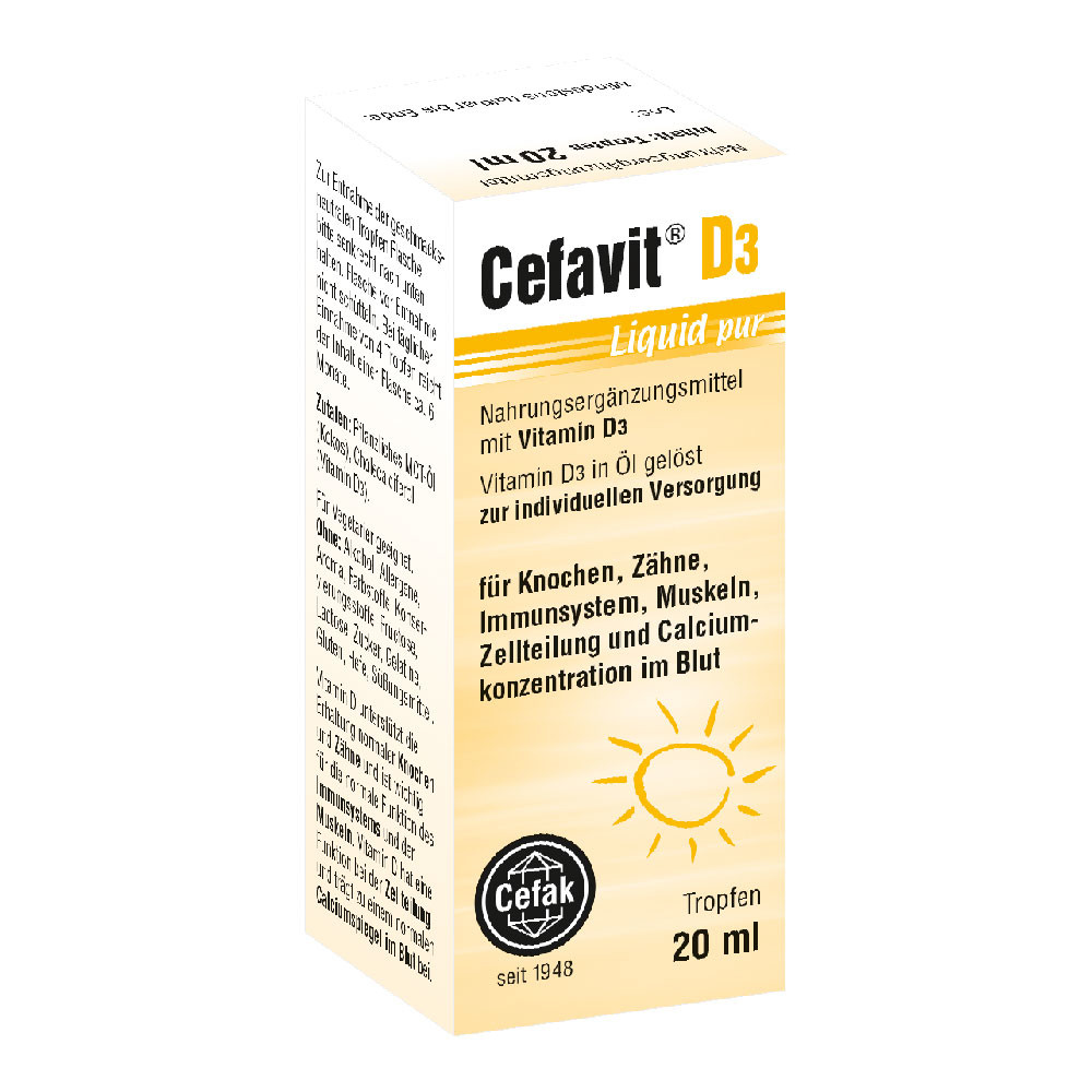 Cefavit D3 Liquid pur  20 ml Tropfen zum Einnehmen