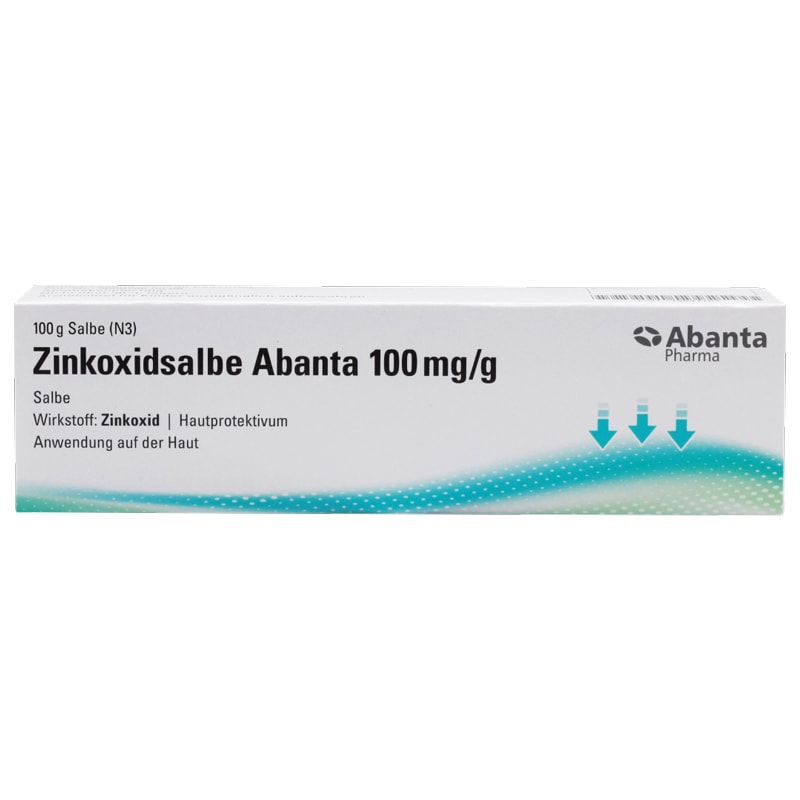 Zinkoxidsalbe Abanta 100 mg/g 100 g Salbe