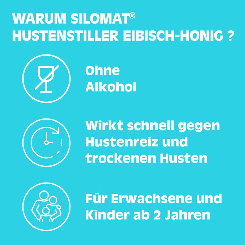 Silomat Hustenstiller Eibisch-Honig-Sirup  100 ml Sirup