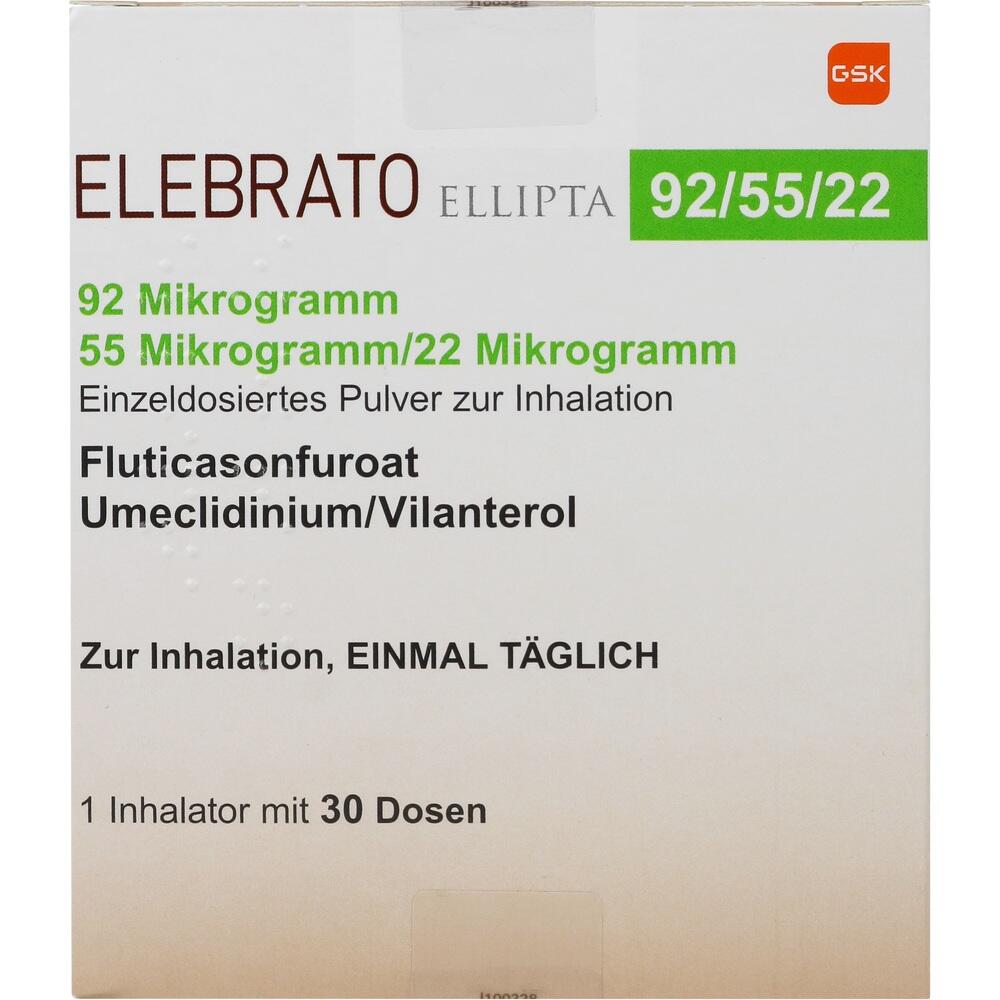 ELEBRATO ELLIPTA 92/55/22 1 St Inhalationspulver