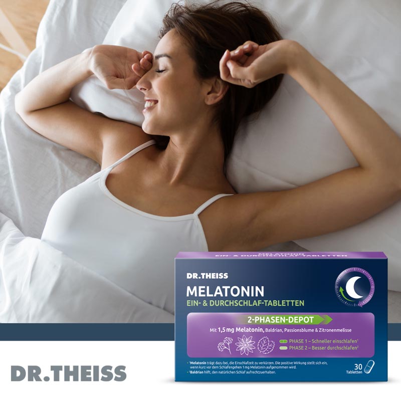 DR. THEISS MELATONIN EIN- & DURCHSCHLAF-TABLETTEN 30 St Tabletten