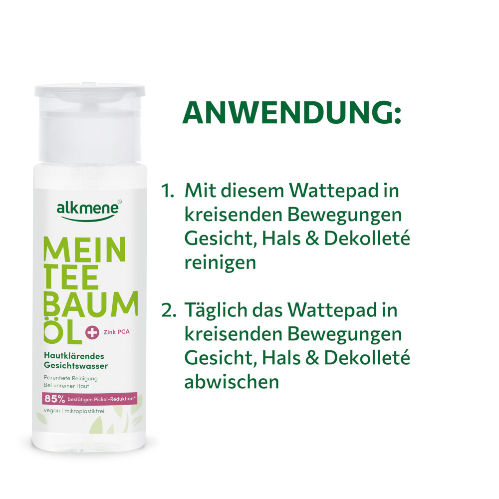 alkmene MEIN TEE BAUM ÖL Hautklärendes Gesichtswasser 150 ml Lösung
