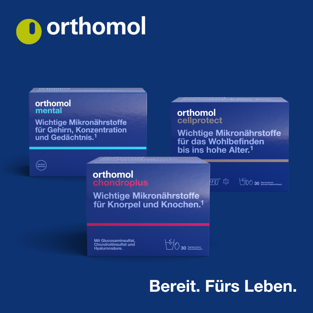 orthomol neuro – mit Thiamin (Vitamin B1), Vitamin B6, B12 und Magnesium – Kapseln