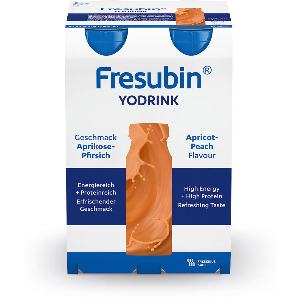 Fresubin YoDrink Aprikose-Pfirsich 24X200 ml Flüssigkeit