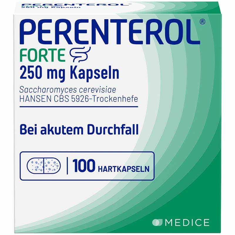 PERENTEROL FORTE 250 mg Bei akutem Durchfall  100 St Hartkapseln