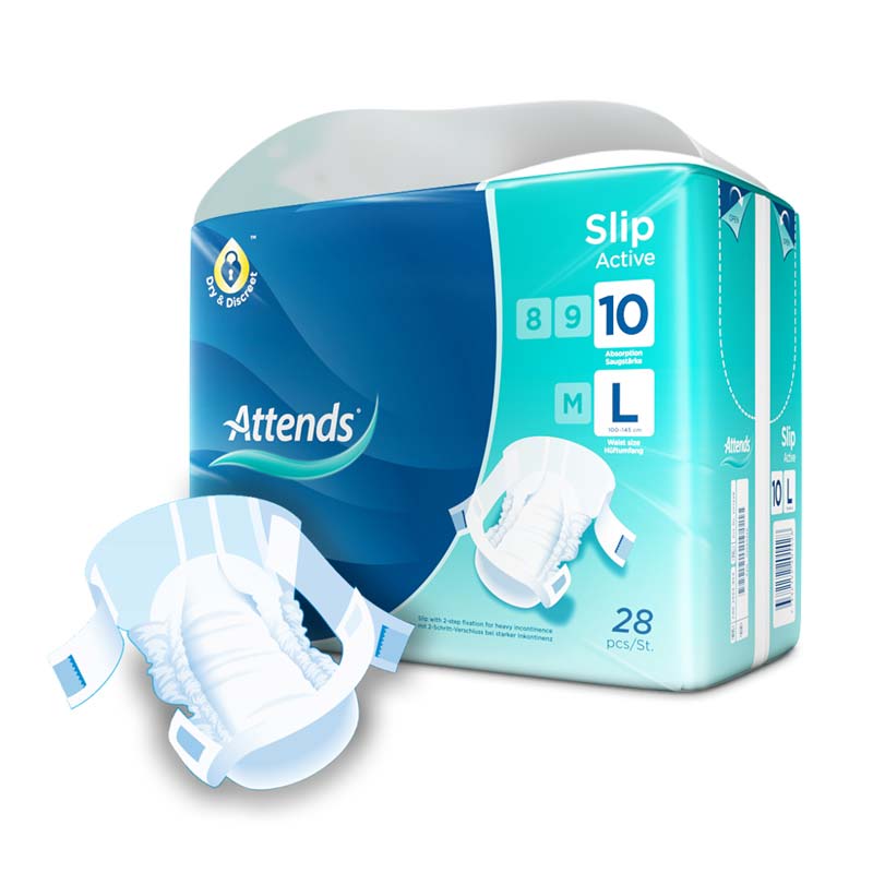 ATTENDS Slip Active 10 large 28 St