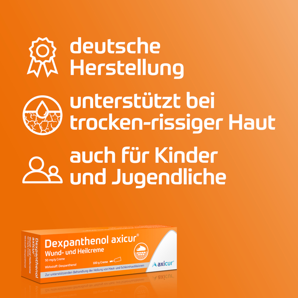 Dexpanthenol axicur 50 mg/g  50 g Creme
