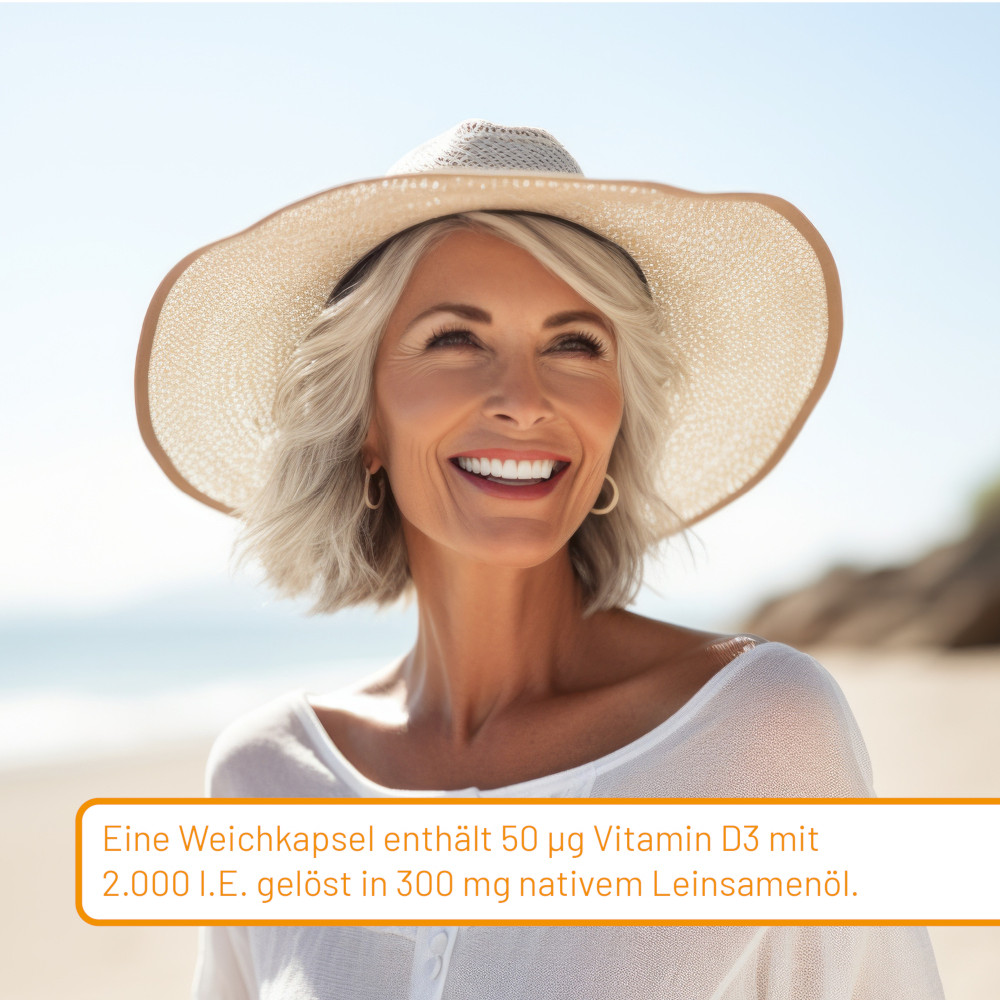 Vitamin D3 Köhler 2000 IE 20 St Kapseln