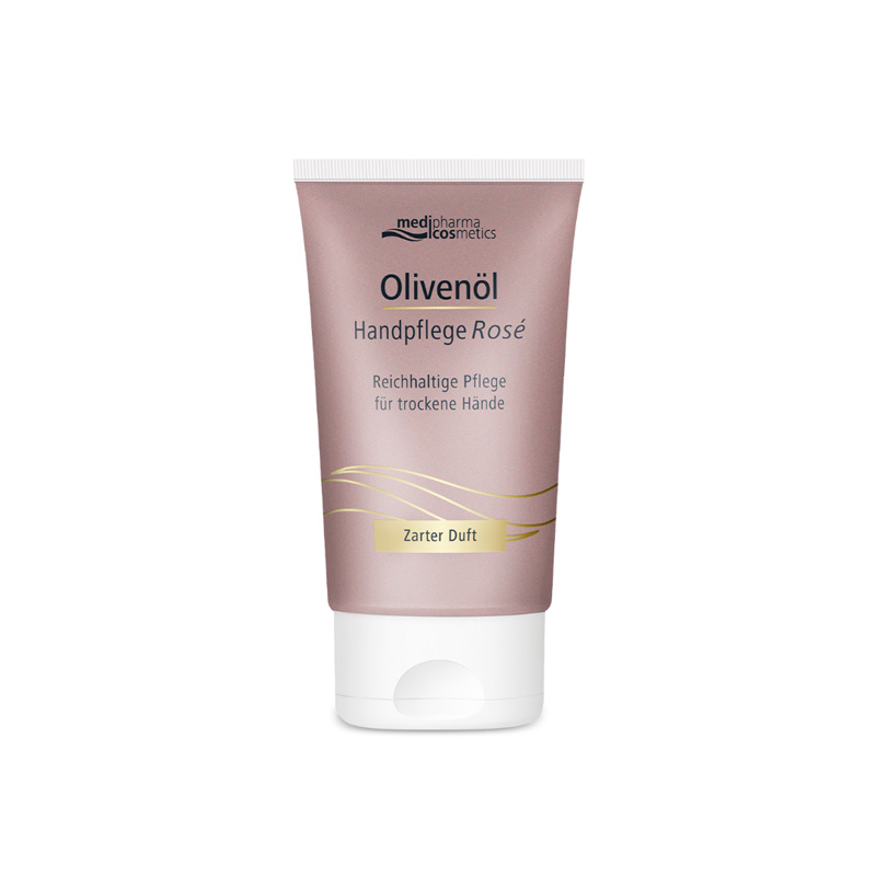 Olivenöl Handpflege Rosé mit zartem Duft 50 ml Creme