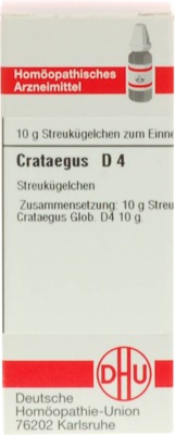 CRATAEGUS D 4 Globuli 10 g Globuli