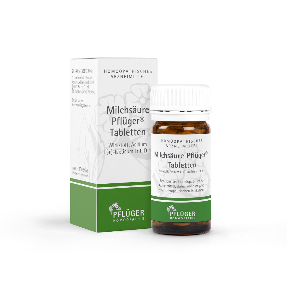 Milchsäure Pflüger Tabletten 100 St Tabletten