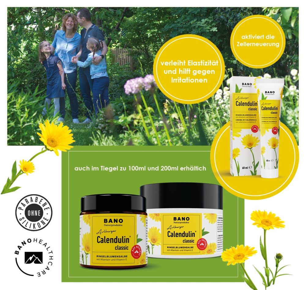 Calendulin classic Ringelblumensalbe 60 ml Creme