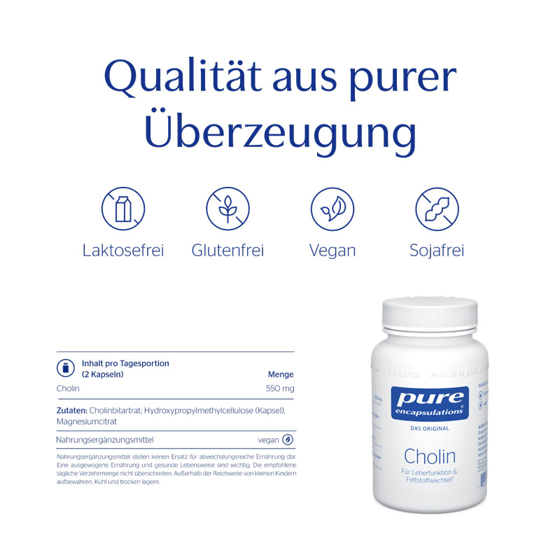 pure encapsulations Cholin 60 St Kapseln