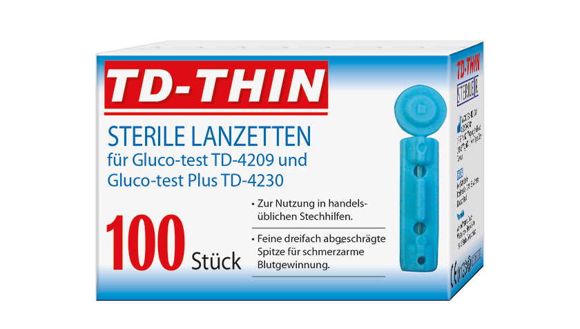 GLUCO TEST Lanzetten 100 St Lanzetten