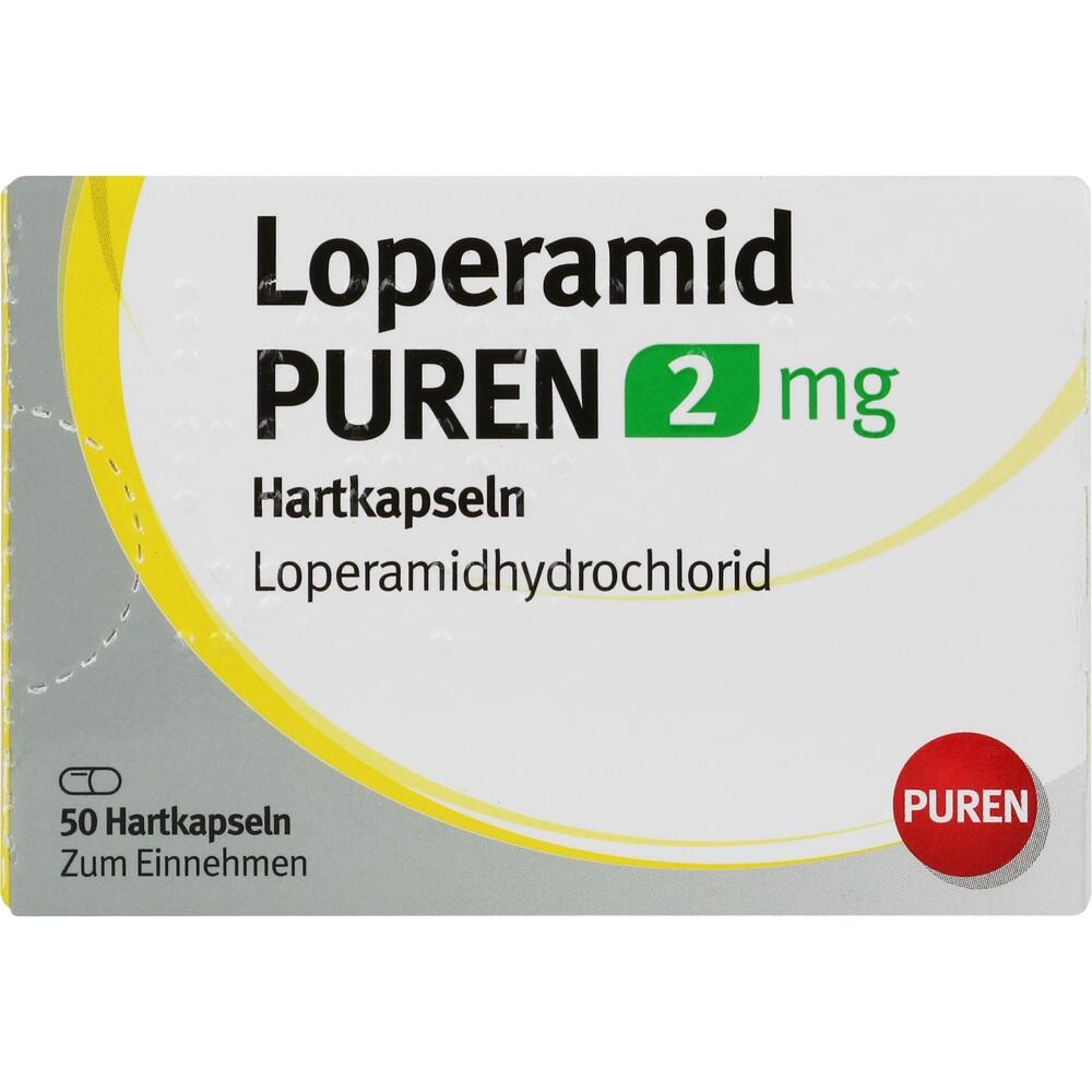 Loperamid PUREN 2 mg 50 St Hartkapseln