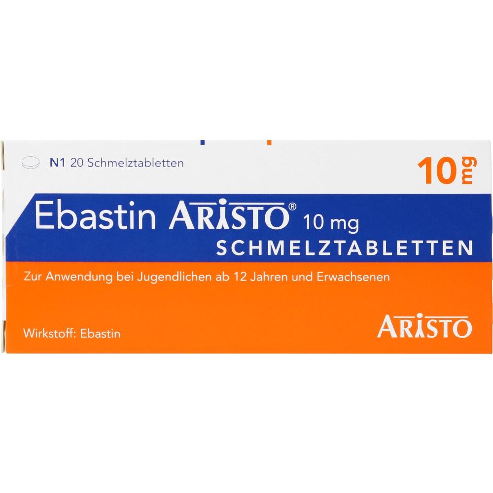 EBASTIN Aristo 10 mg Schmelztabletten 20 St Schmelztabletten