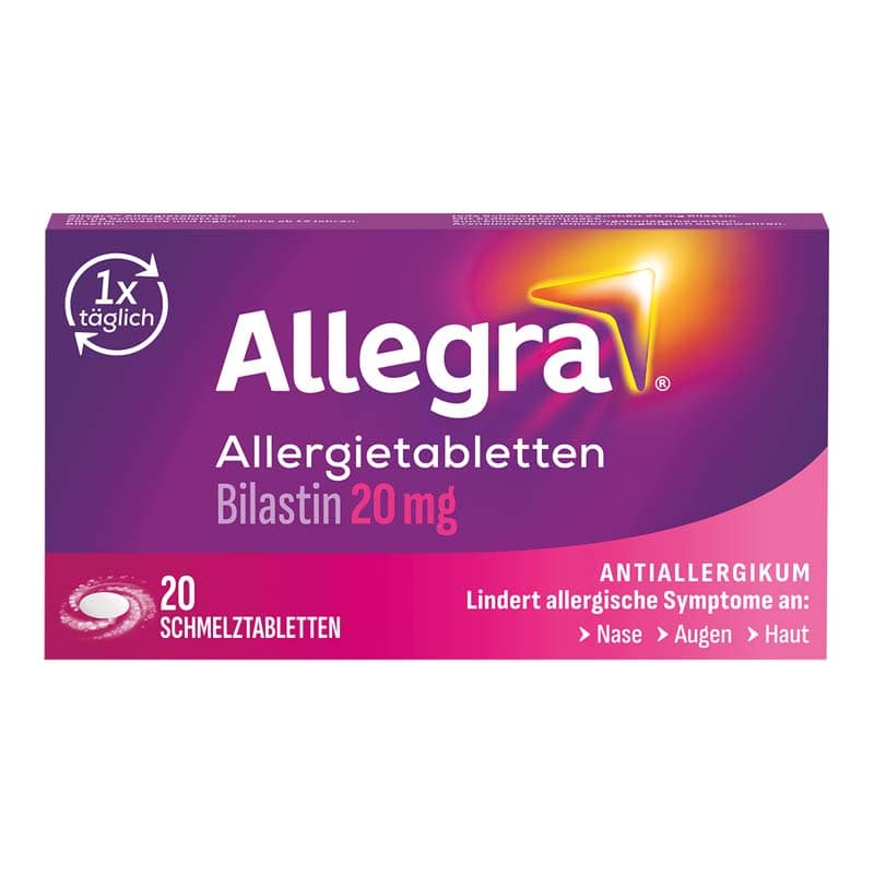 Allegra Allergietabletten 20 St Schmelztabletten