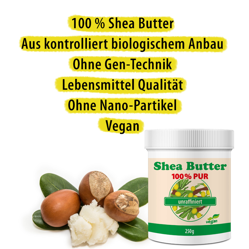 Sheabutter Unraffiniert 100% pur 250 g 250 g