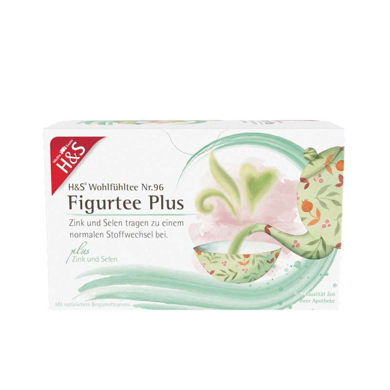 H&S Wohlfühltee FIGURTEE PLUS ZINK&SEL 20X1.5 g Filterbeutel