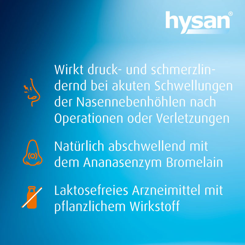 Bromelaintabletten hysan 50 St Tabletten magensaftresistent