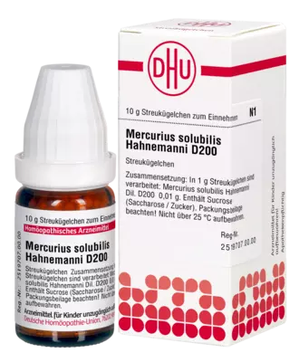 DHU Mercurius solubilis Hahnemanni D12 10 g Globuli