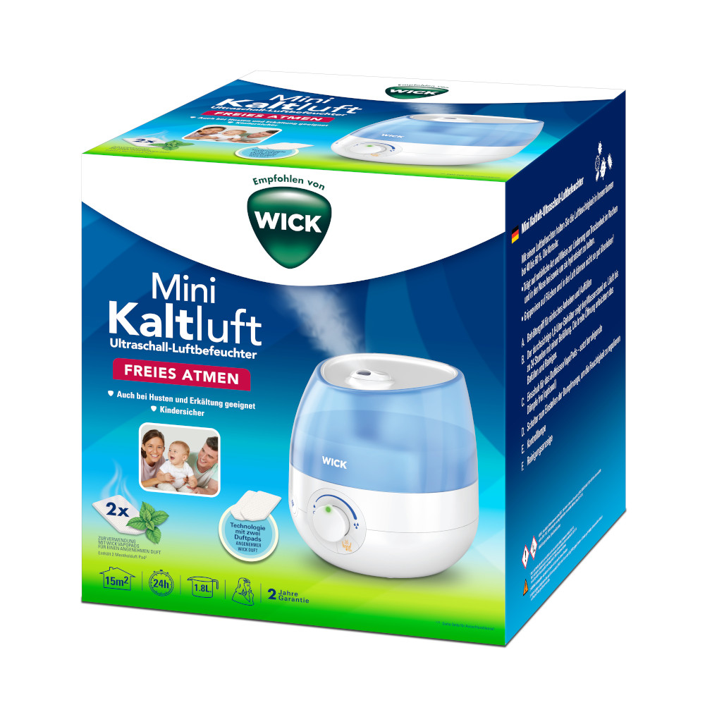 WICK Mini Kaltluft Ultraschall Luftbefeuchter 1 St