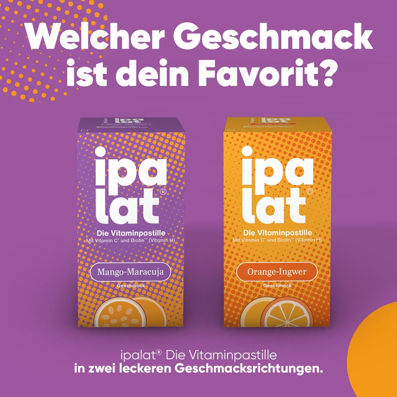 ipalat Die Vitaminpastille Mango-Maracuja 40 St Pastillen