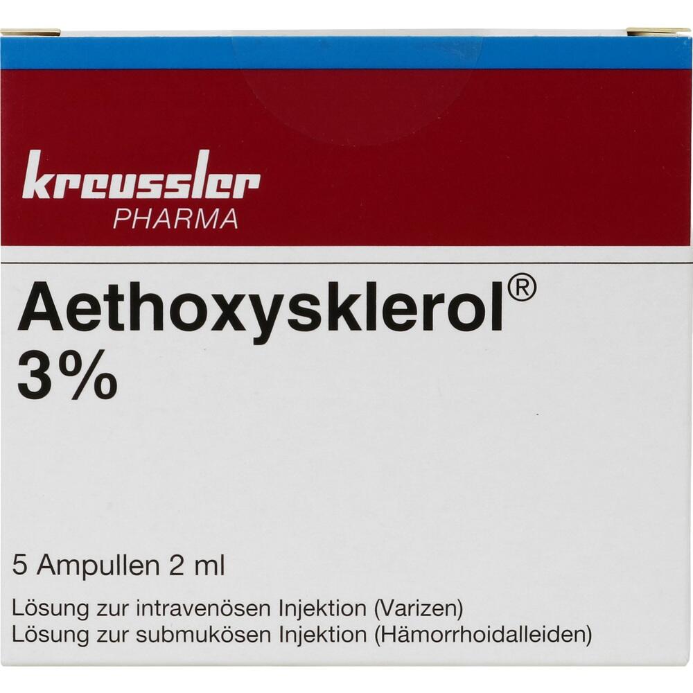 AETHOXYSKLEROL 3% Injektionslösung 5X2 ml Injektionslösung