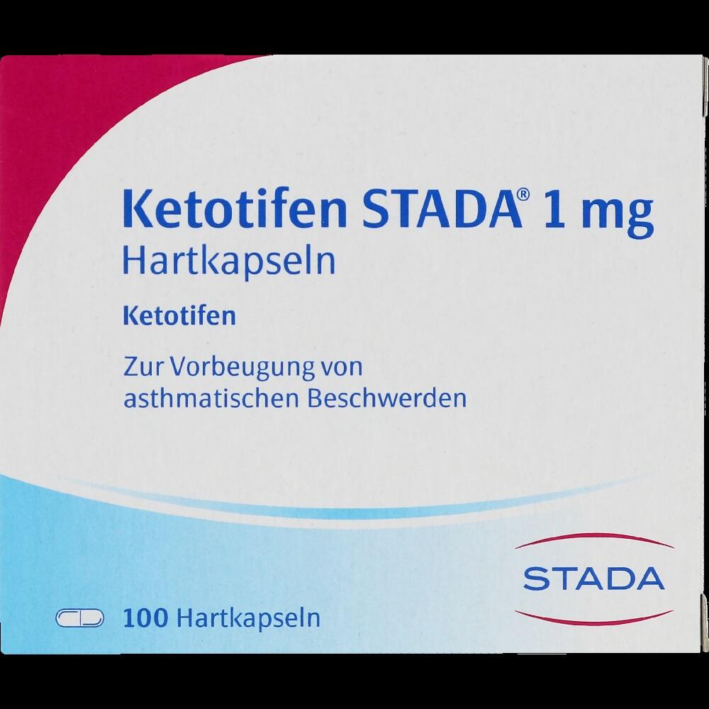 Ketotifen STADA 1mg Hartkapseln 100 St Hartkapseln