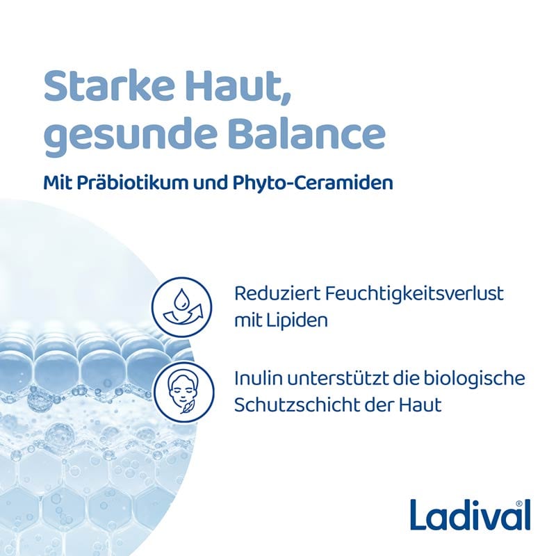 Ladival Hautbarriere Repair Sonnenschutz-Creme Gesicht LSF 50+: Sonnencreme, Feuchtigkeitscreme bei Neigung zu Neurodermitis und strapazierter Haut, stärkt und regeneriert die Hautbarriere, mit Präbiotikum & Phyto-Ceramiden, 50 ml